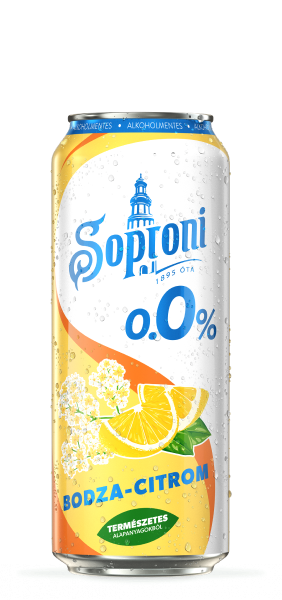 Sopron Holunder Zitrone 0,0%