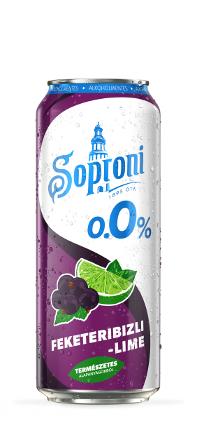 Sopron Schwarze Johannisbeer-Limette 0,0 %