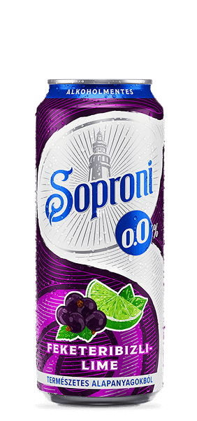 Soproni Feketeribizli-lime 0.0%